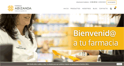 Desktop Screenshot of farmaciaabizanda.com